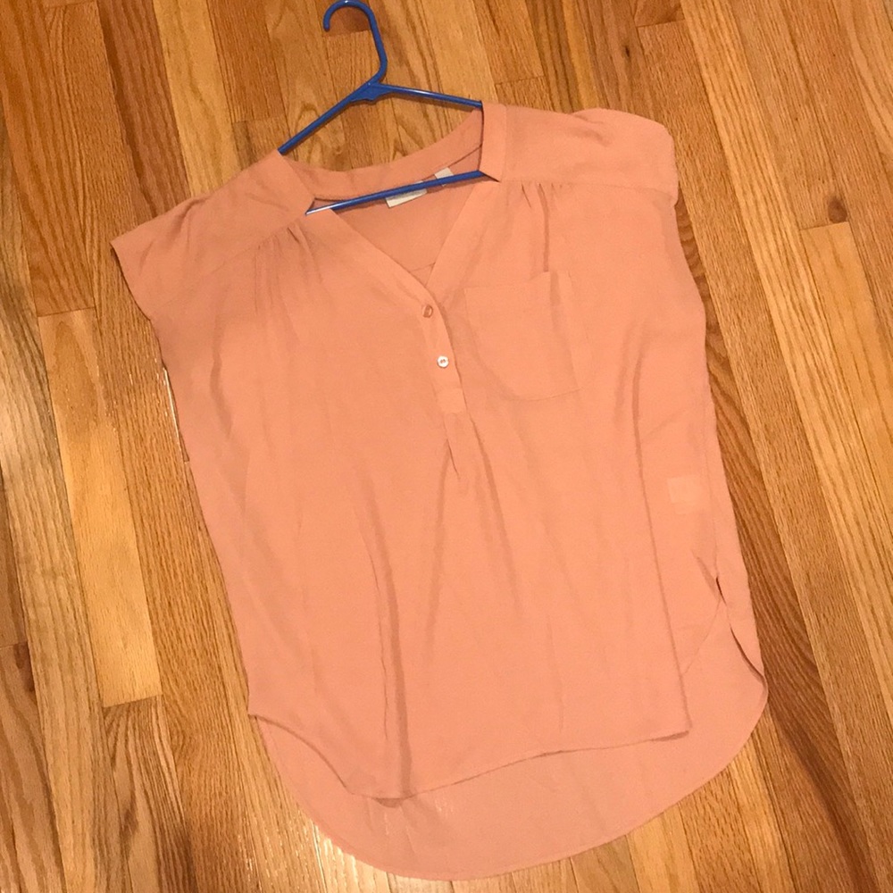 Pink NY&Co. Dress Shirt